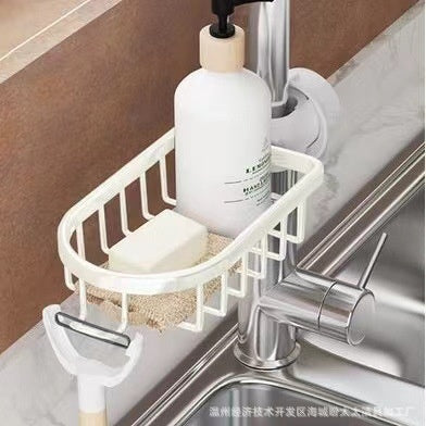 Kitchen Racks Hanging On A Faucet Household