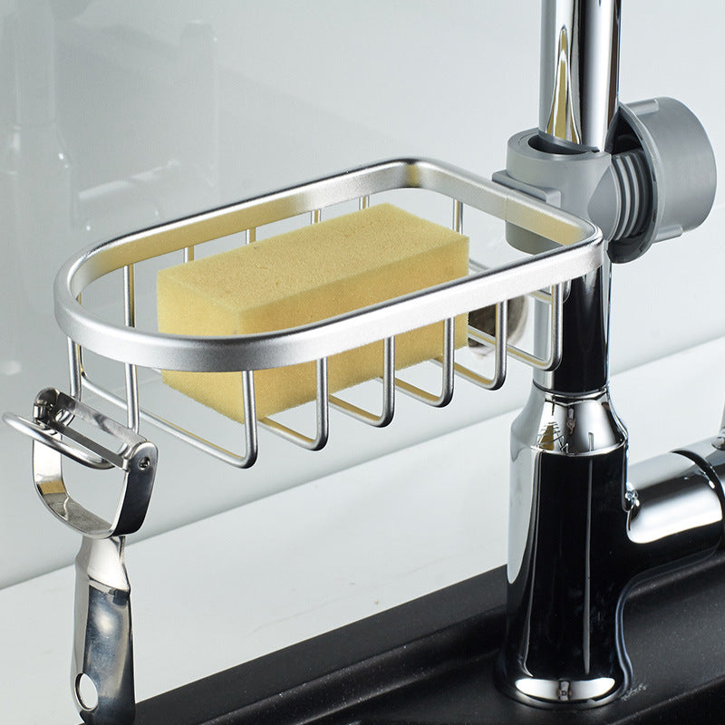 Kitchen Racks Hanging On A Faucet Household
