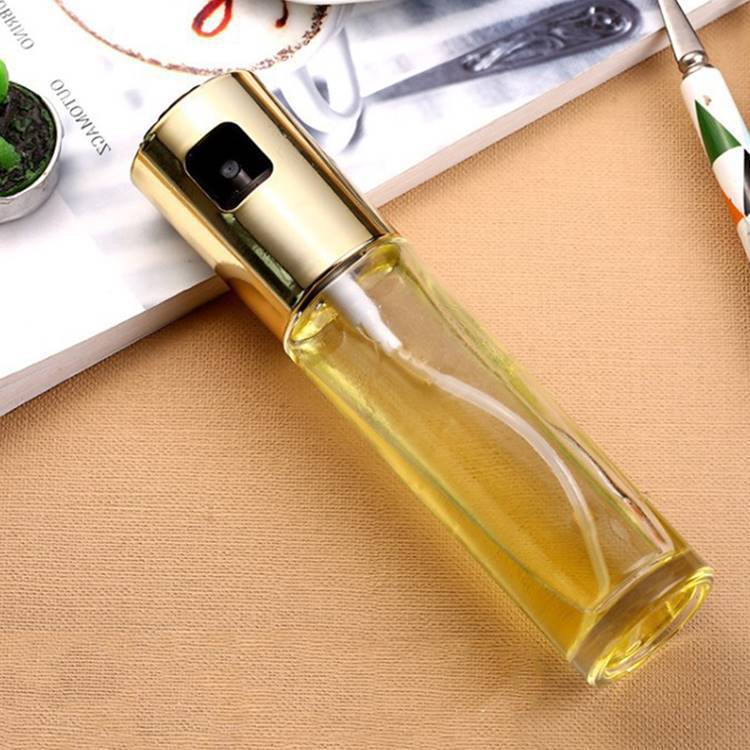BBQ Healthy Kitchen Cooking Oil Vinegar Spray Bottle Push Type Oil Spray Bottle Pump Oil Tank Leakproof BBQ Sprayer BBQ Tools Kitchen Gadgets